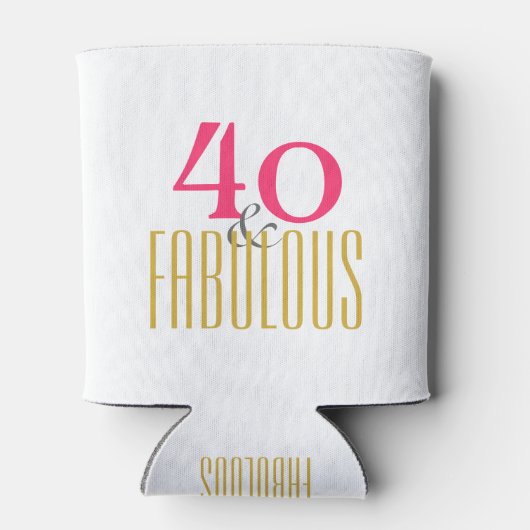 Veertig en Fabulous Blikjeskoeler (Achterkant)