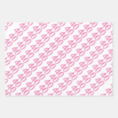 Veertig en vruchtbaar - vuurroze 40ste verjaardag inpakpapier vel (Voorkant 2)