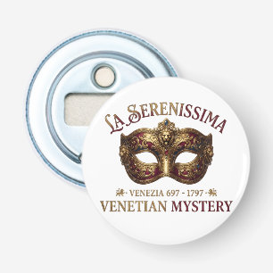 Veertig & Fabulous: La Serenissima Uitnodiging Button Flesopener