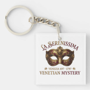 Veertig & Fabulous: La Serenissima Uitnodiging Sleutelhanger