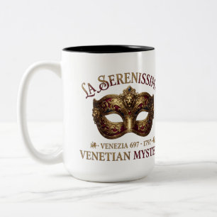 Veertig & Fabulous: La Serenissima Uitnodiging Tweekleurige Koffiemok