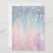 Veertig & Fabulous Verjaardagsfeestje Nodig Glamou Kaart (Achterkant)