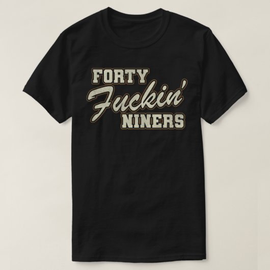 Veertig Fckin Niners T-shirt (Design voorkant)