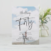 Veertig foto's kaart (Staand voorkant)