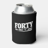 Veertig het andere F woord 40e verjaardag Blikjeskoeler (Blikje Voorkant)