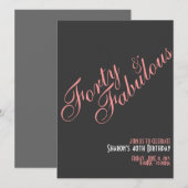 Veertig jaar uitnodiging (Voorkant / Achterkant)