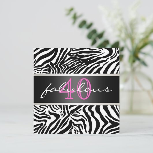 Veertig jaar uitnodiging (Staand voorkant)