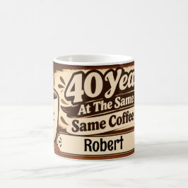 Veertig Jaar Zelfde Baan Zelfde Koffie Koffiemok