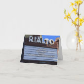 Veertig "Over the Hill" Happy Birthday Theater Kaa Kaart (Gele Bloem)