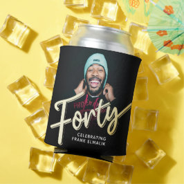 Veertig script goud 40e verjaardag foto's blikjeskoeler