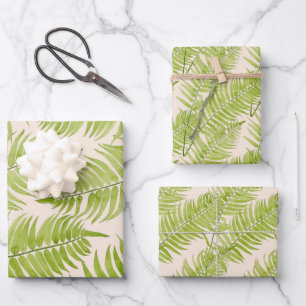 Veertig varen op een wikkelpapier set inpakpapier vel
