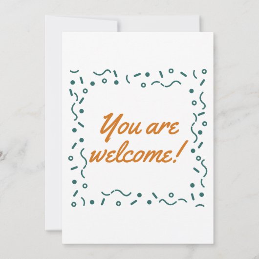 Veertig verrassingsverjaardagsfeest Modern  geel Kaart (Achterkant)