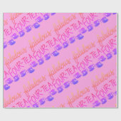 Veertig Vier-thee 40e Verjaardag Wrapping Papier (Vlak)