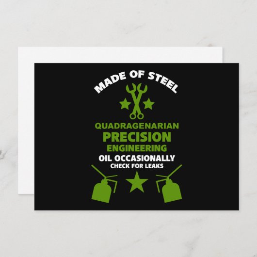 Veertigjarige Verjaardag (Voorkant / Achterkant)