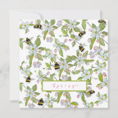 Veertuinbloei en hommels kaart (Voorkant)