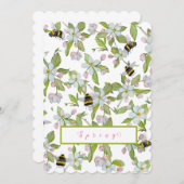 Veertuinbloei en hommels kaart (Voorkant / Achterkant)