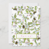 Veertuinbloei en hommels kaart (Voorkant)