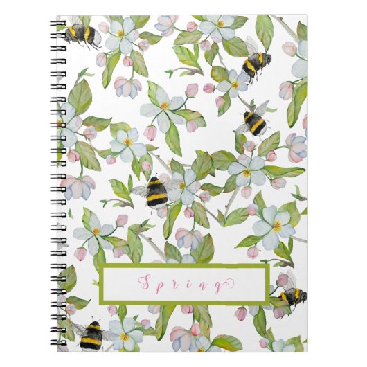 Veertuinbloei en hommels notitieboek (Voorkant)