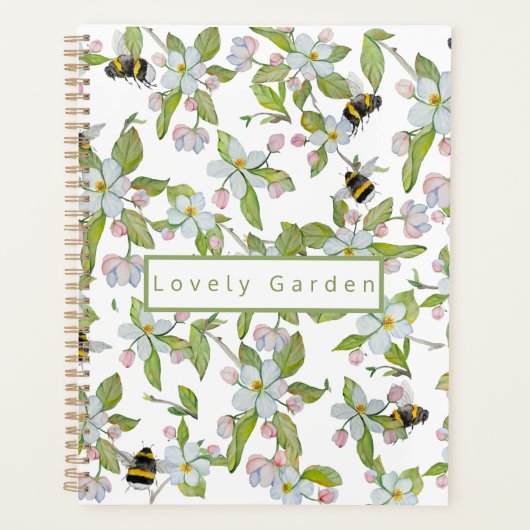 Veertuinbloei en hommels planner (Voorkant)