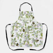 Veertuinbloei en hommels schort (Voorkant)