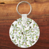 Veertuinbloei en hommels sleutelhanger (Voorkant)