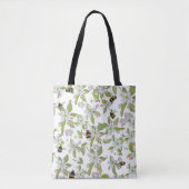 Veertuinbloei en hommels tote bag (Voorkant)