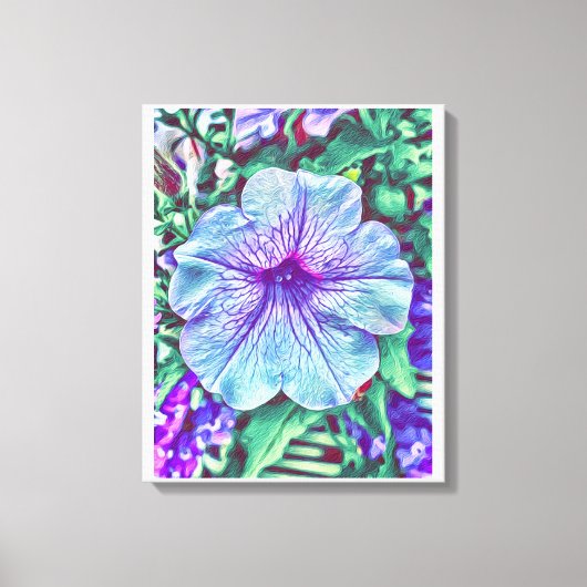 Veertuinbloemen Canvas Afdruk (Voorkant)