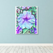 Veertuinbloemen Canvas Afdruk (Insitu (Houten vloer))