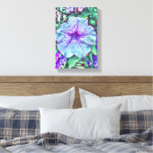 Veertuinbloemen Canvas Afdruk (Insitu (Slaapkamer))