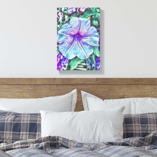 Veertuinbloemen Canvas Afdruk (Insitu (Slaapkamer))