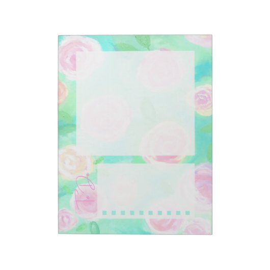 Veertuinbouillon (groot) notitieblok (Linkerzijde)