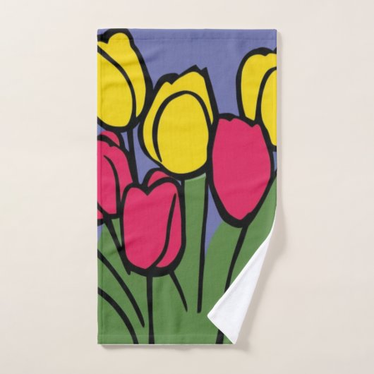 Veertulpen Bad Handdoek (Handdoek)
