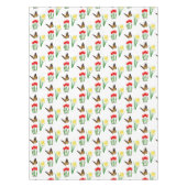 Veertulpen Daffodils en Butterflies Floral Tafelkleed (Voorkant)