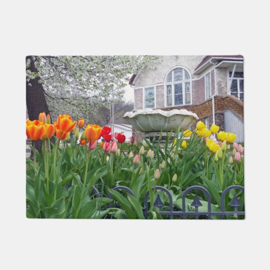 Veertulpen Deurmat (Voorkant)