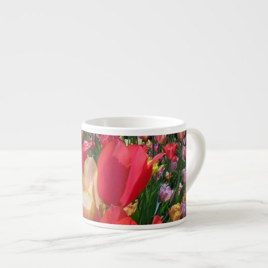 Veertulpen Espresso Kop (Voorkant rechts)