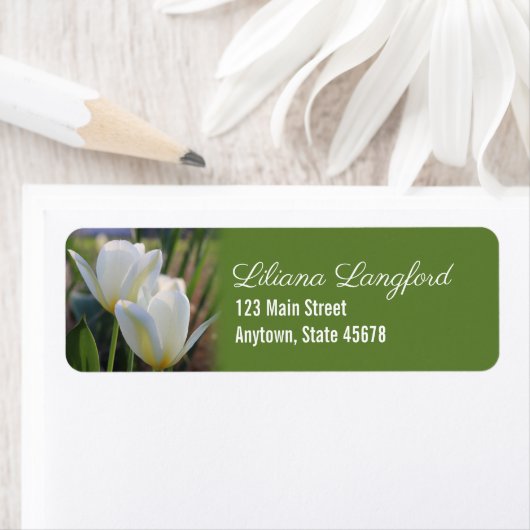 Veertulpen Etiket (Insitu)