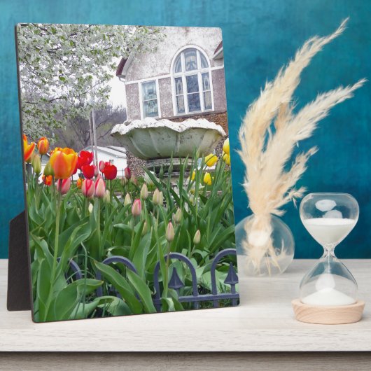 Veertulpen Fotoplaat (Zijkant)