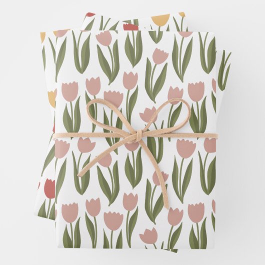 Veertulpen Inpakpapier Vel (In situ)