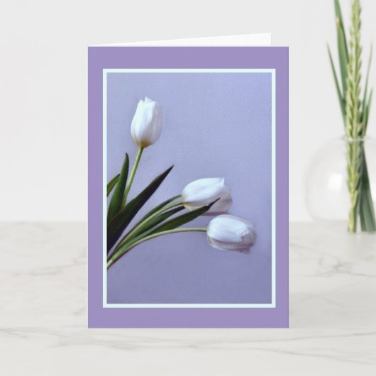Veertulpen Kaart (Voorkant)