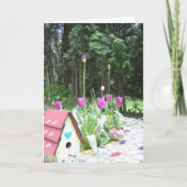 veertulpen kaart (Voorkant)