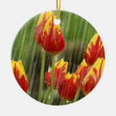 Veertulpen Keramisch Ornament (Voorkant)