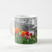 Veertulpen Koffiemok (Voorkant links)