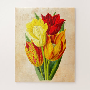Veertulpen Legpuzzel