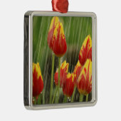 Veertulpen Metalen Ornament (Rechts)