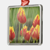 Veertulpen Metalen Ornament (Links)