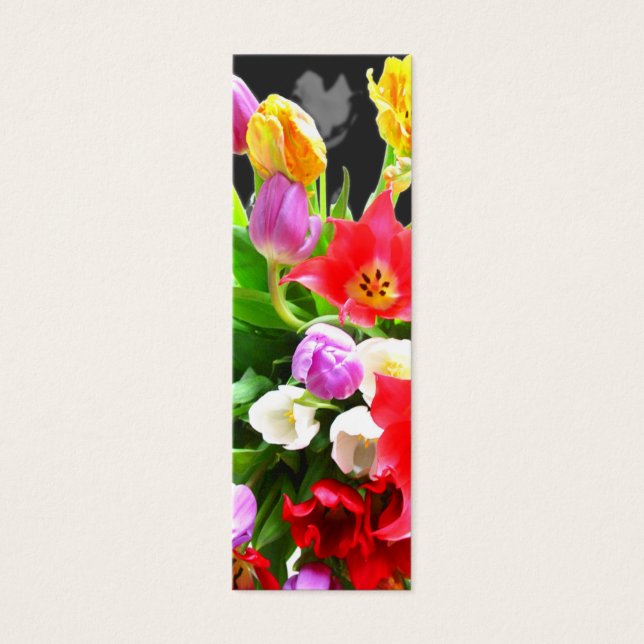 Veertulpen Mini Visitekaartjes (Voorkant)