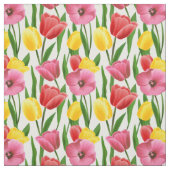  veertulpen stof (Swatch)