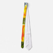 Veertulpen Stropdas (Achterkant)