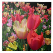 Veertulpen Tegeltje (Voorkant)