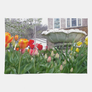 Veertulpen Theedoek